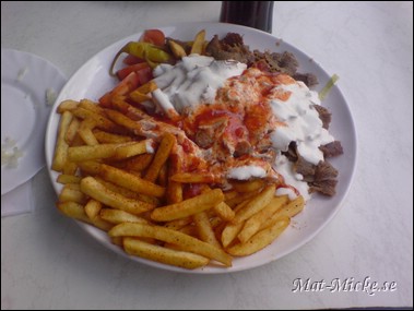 Kebabtallrik - Sturegatans Pizzeria, Västerås
