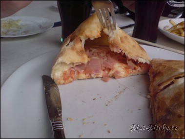Calzone - Sturegatans Pizzeria, Västerås