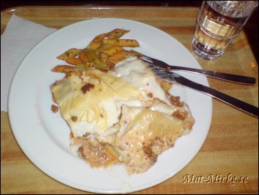 Lasagne - Café Gränden, Västerås