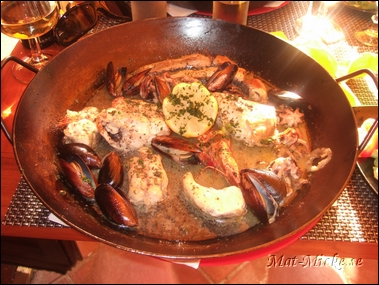 Parillade de la mer et sa salade verte
