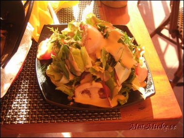 Parillade de la mer et sa salade verte